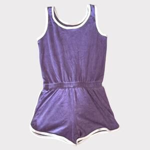 Cat & Jack Terry Romper SZ L EUC